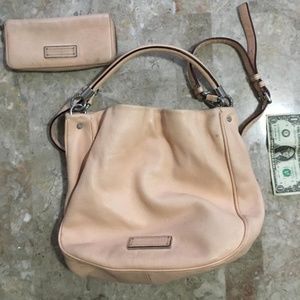 Marc by Marc Jacobs hobo bag in nude